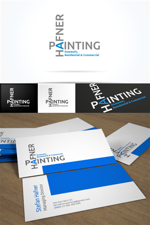 Business Card Design by Outright Group for Hafner Painting | Design: #2010333