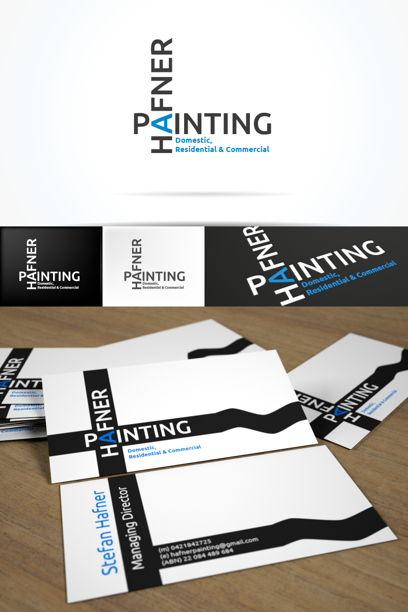 Design de Carte de Visite par Outright Group pour Hafner Painting | Design #2010337