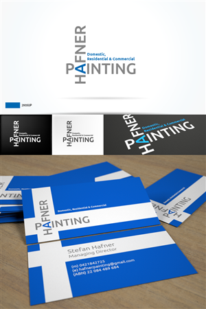 Business Card Design by Outright Group for Hafner Painting | Design: #2011055