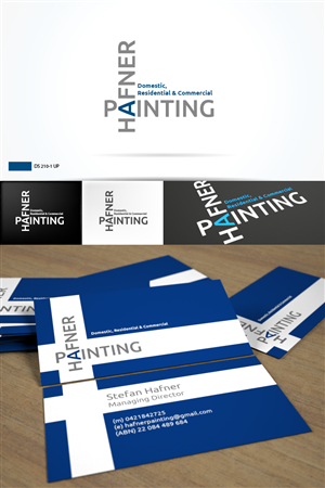 Business Card Design by Outright Group for Hafner Painting | Design: #2011058