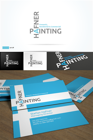Business Card Design by Outright Group for Hafner Painting | Design: #2011060