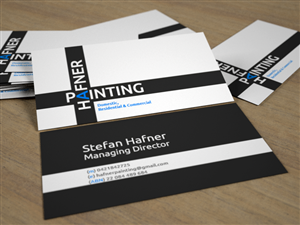 Business Card Design by Outright Group for Hafner Painting | Design: #2014730