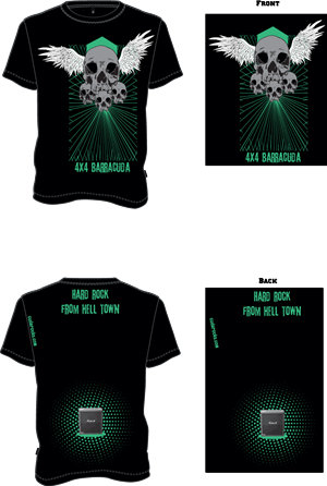 Diseño de Camiseta por BOWSKI para 4x4 Barracuda | Diseño: #6575418