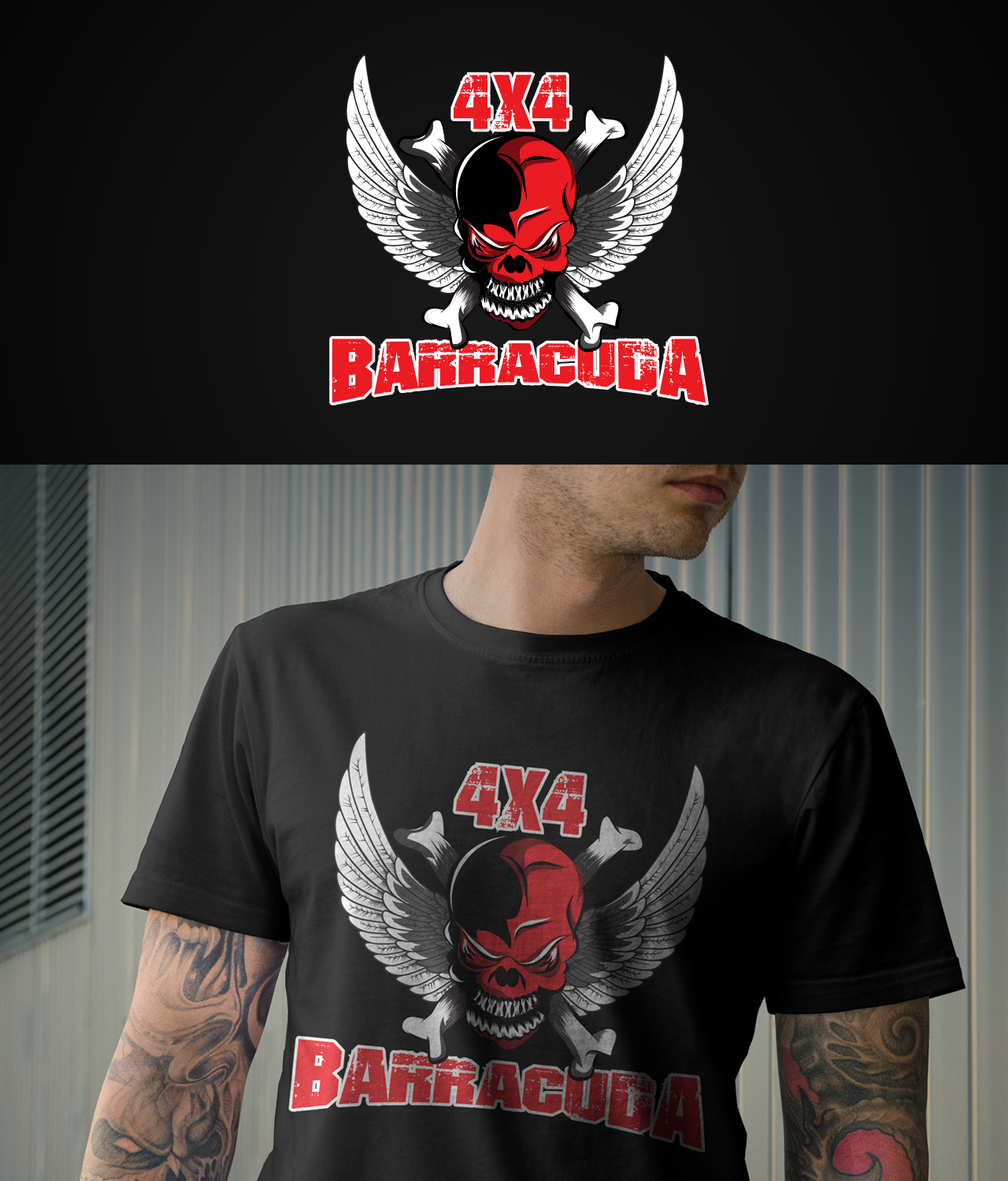 T-shirt Design by jholee for 4x4 Barracuda | Design #6572033