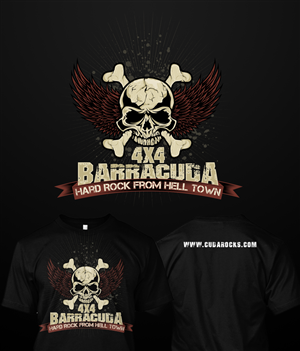 T-shirt Design by jholee for 4x4 Barracuda | Design #6581830