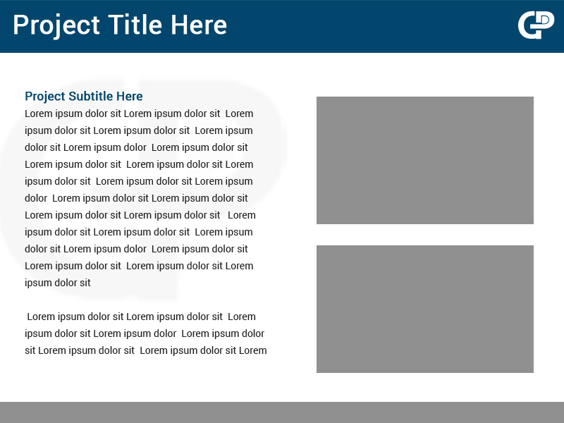 PowerPoint Design by Best Design Hub for GP Teknisk Solution | Design #6643843