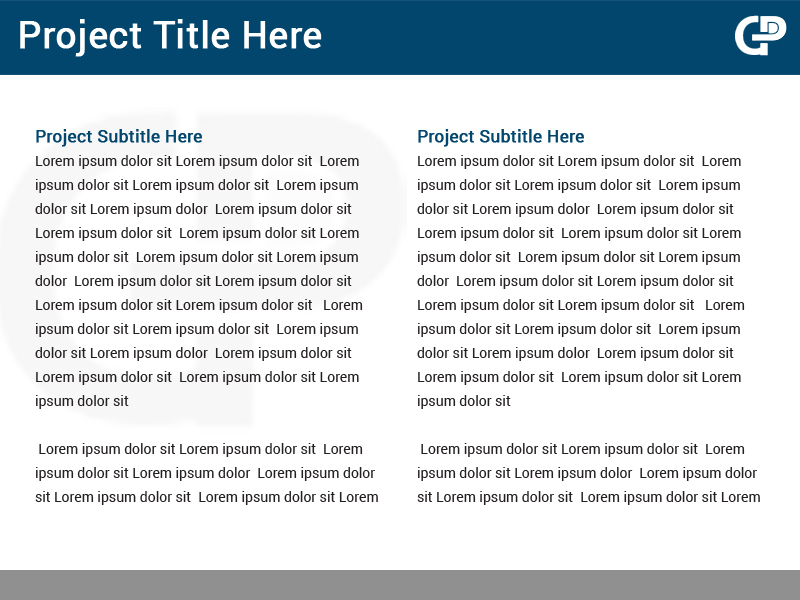 PowerPoint Design by Best Design Hub for GP Teknisk Solution | Design #6643879