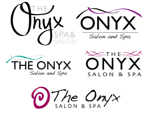 Logo Design by AWatson for The Onyx Salon and Spa | Design #1717270
