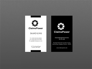 Business Card Design by Creations Box 2015 for Claimspower | Design: #6613253