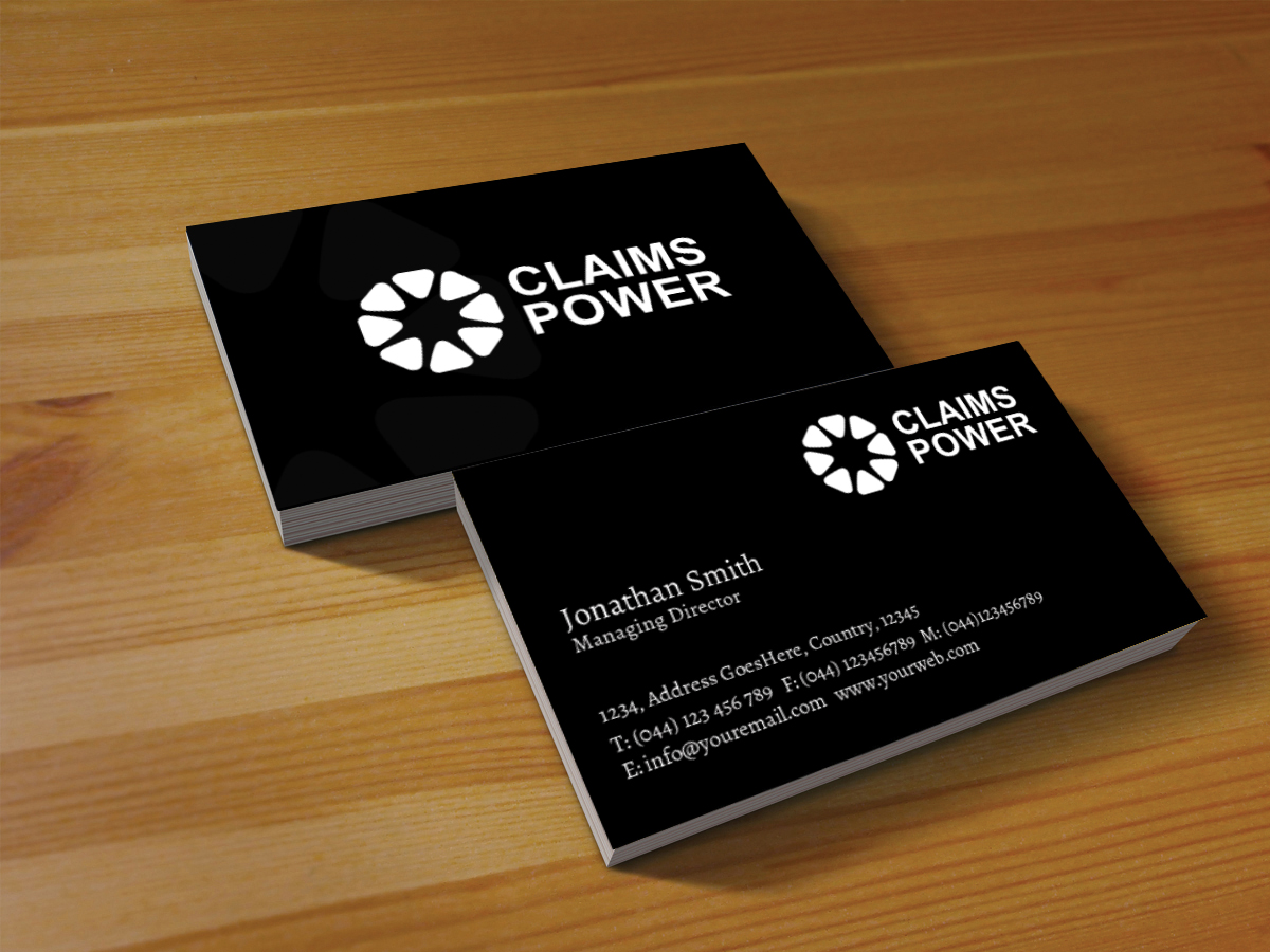 Business Card Design by Creations Box 2015 for Claimspower | Design #6613261