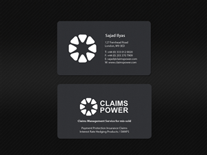 Business Card Design by Creations Box 2015 for Claimspower | Design: #6613291