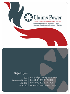 Business Card Design by kmsp for Claimspower | Design: #6658118