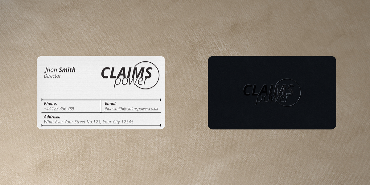 Business Card Design by stoodio.id for Claimspower | Design #6576399