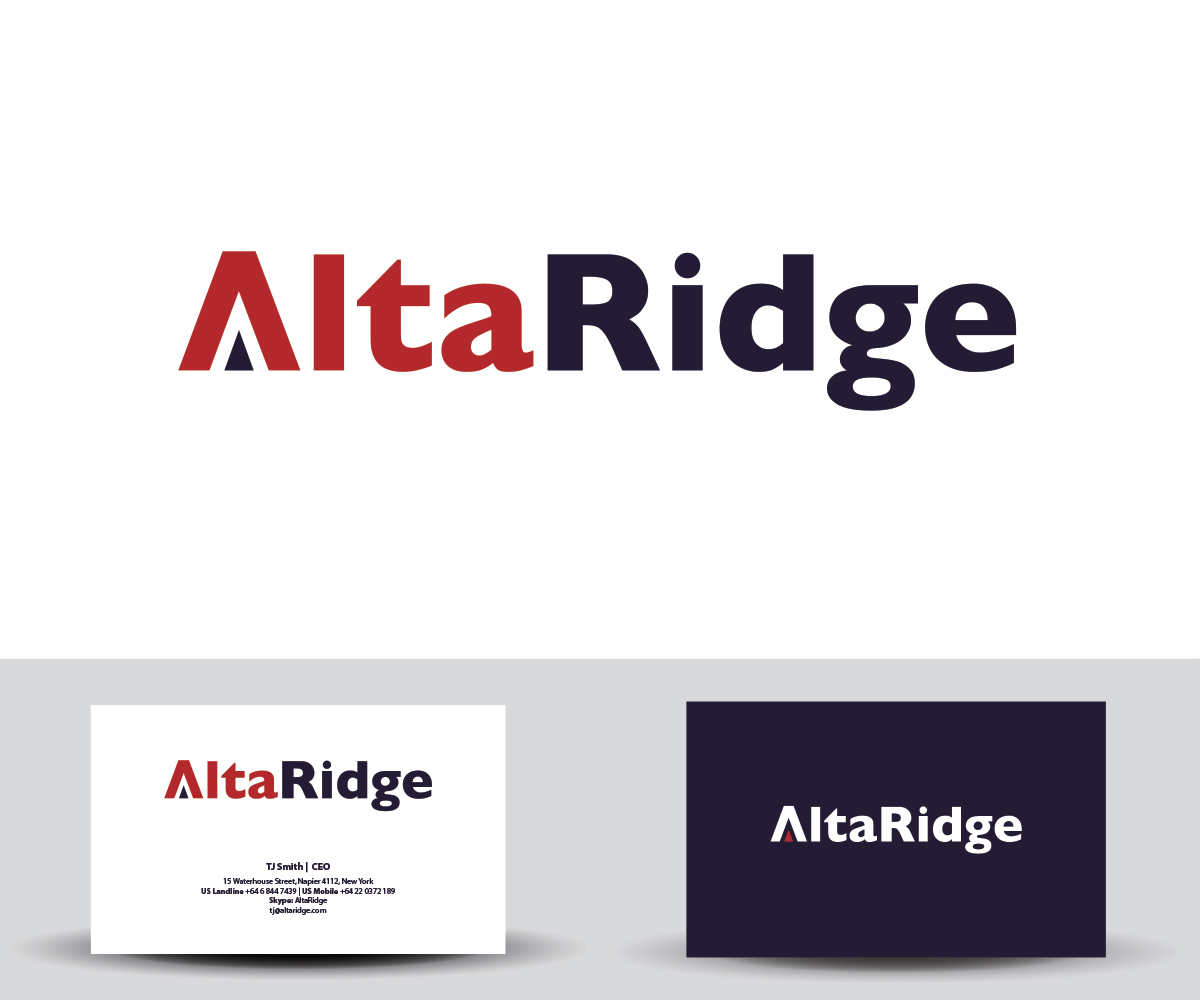 Logo Design by Christian Champagne for AltaRidge Partners | Design #6586613