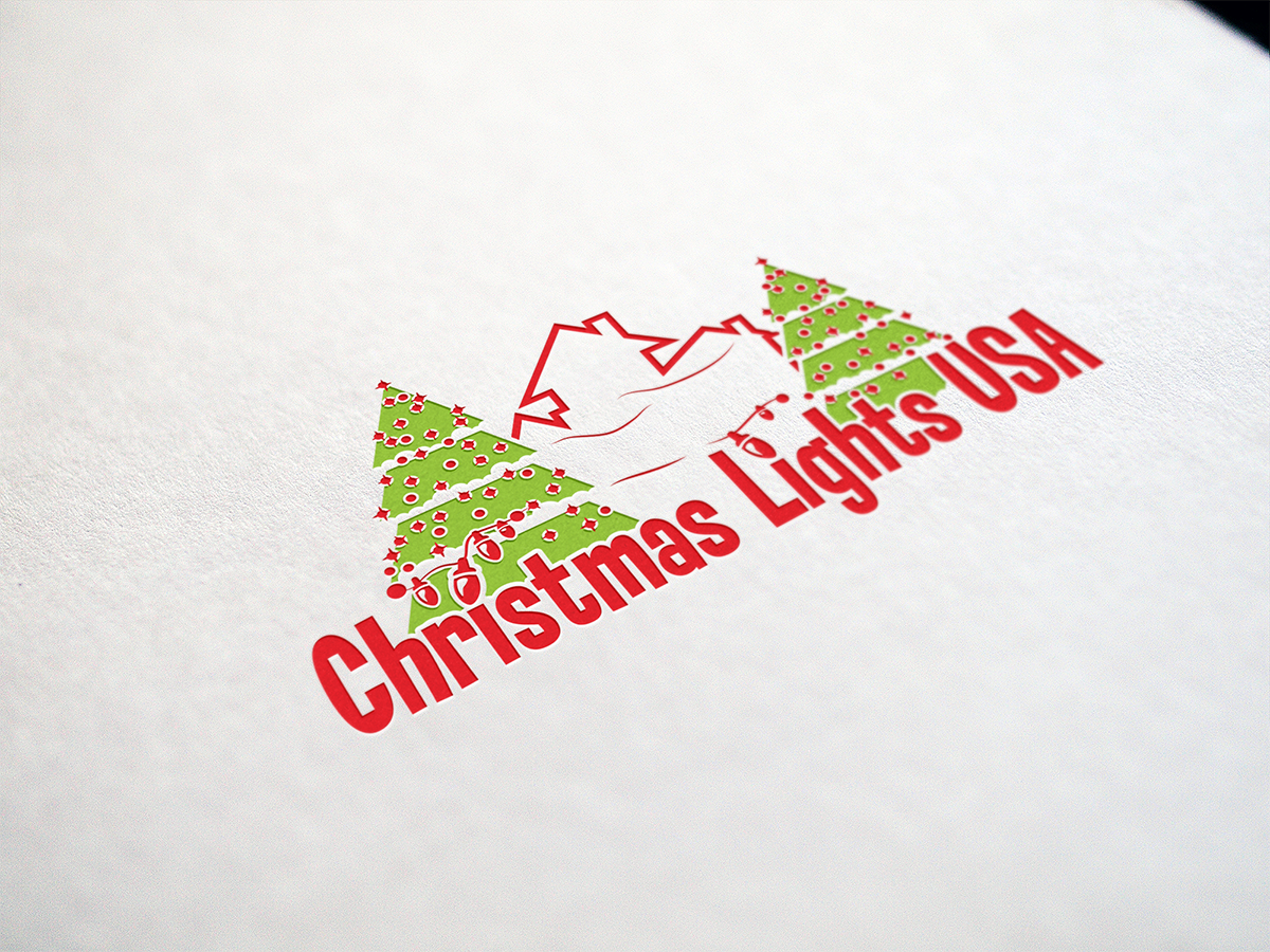 Logo-Design von RoobyDesigns für Christmas Lights USA | Design #6581792