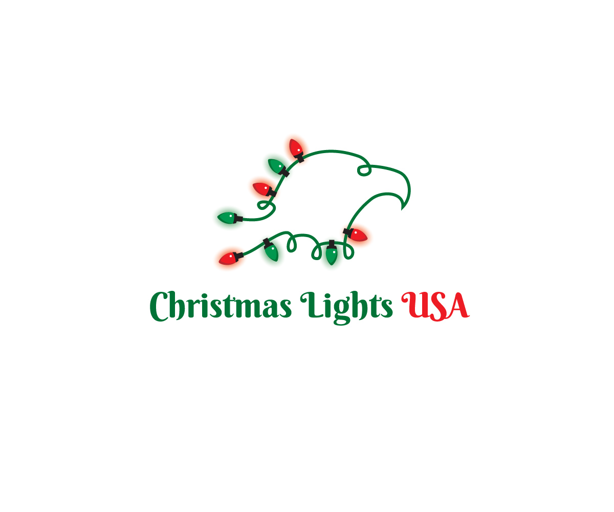 Logo Design by Buck Tornado for Christmas Lights USA | Design #6605617