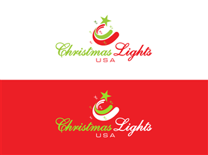 Logo-Design von Colorflix™ für Christmas Lights USA | Design: #6583781