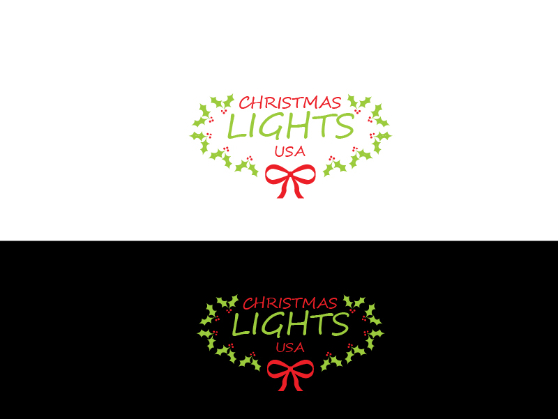 Logo Design by Colorflix™ for Christmas Lights USA | Design #6583801