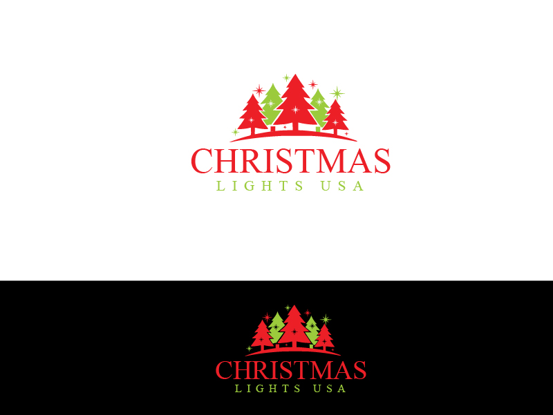 Logo Design by Colorflix™ for Christmas Lights USA | Design #6583804