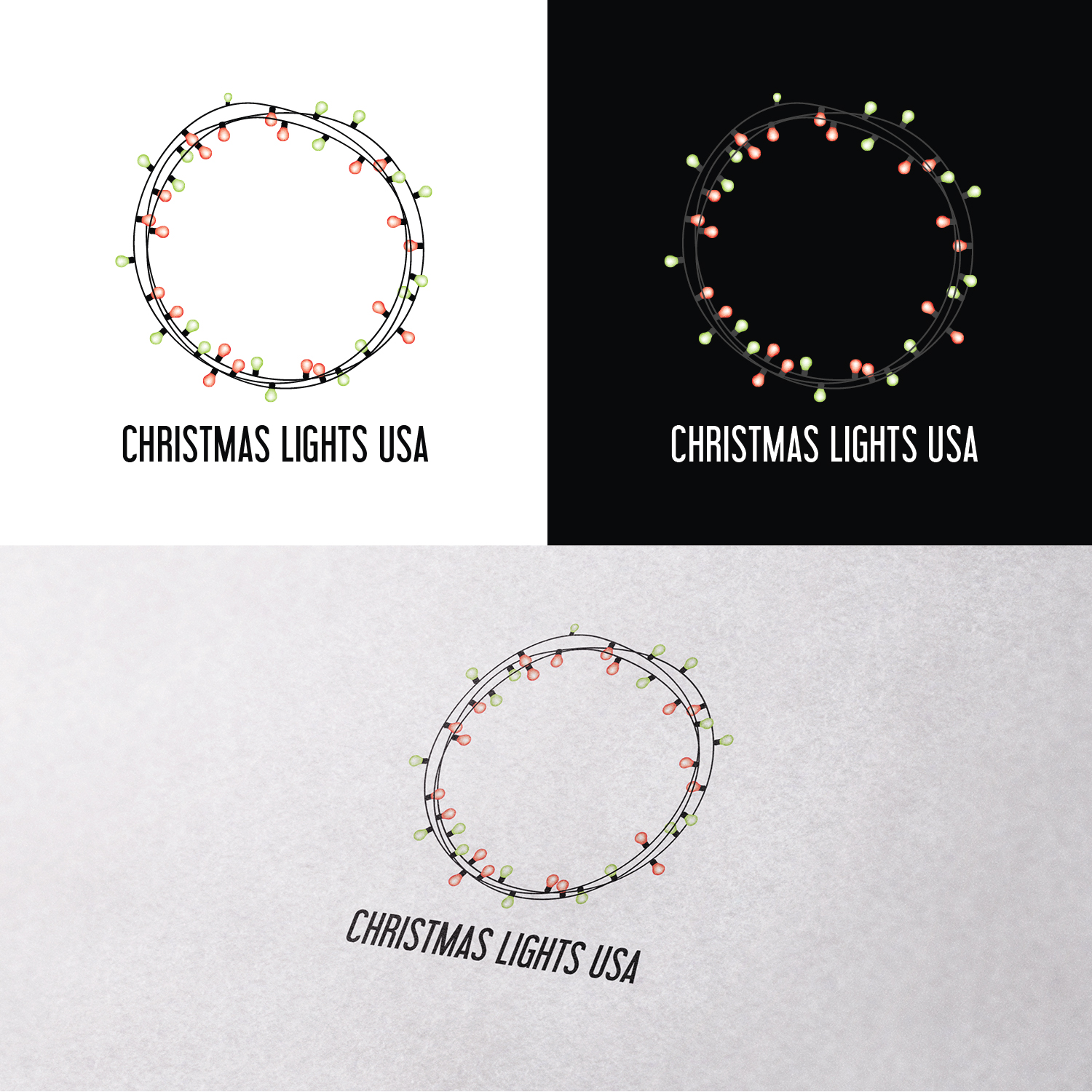 Design de Logo par arlaine cochon pour Christmas Lights USA | Design #6582125