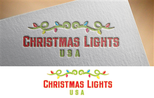Logo Design by criss for Christmas Lights USA | Design: #6588161