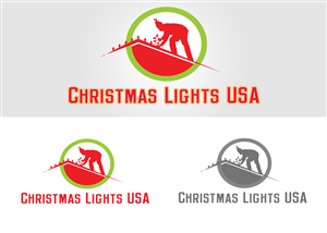 Logo Design by criss for Christmas Lights USA | Design: #6597346