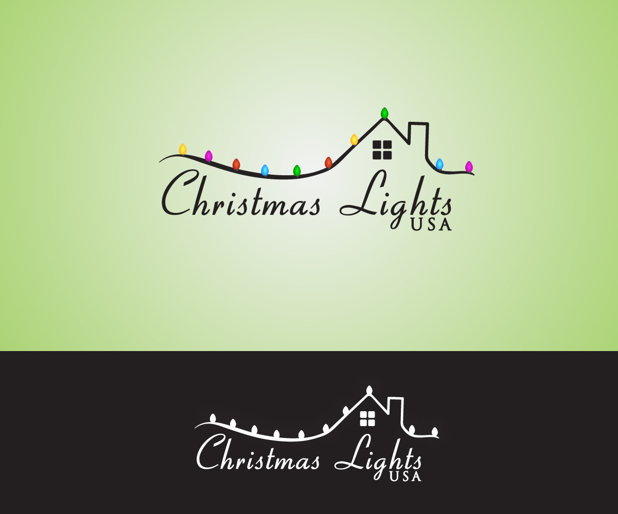 Logo-Design von arsiB für Christmas Lights USA | Design #6636421