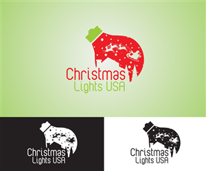 Logo Design by arsiB for Christmas Lights USA | Design: #6636432