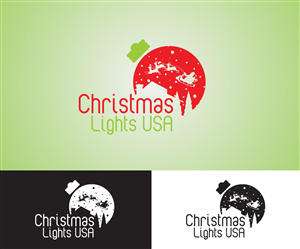 Logo Design by arsiB for Christmas Lights USA | Design: #6636437