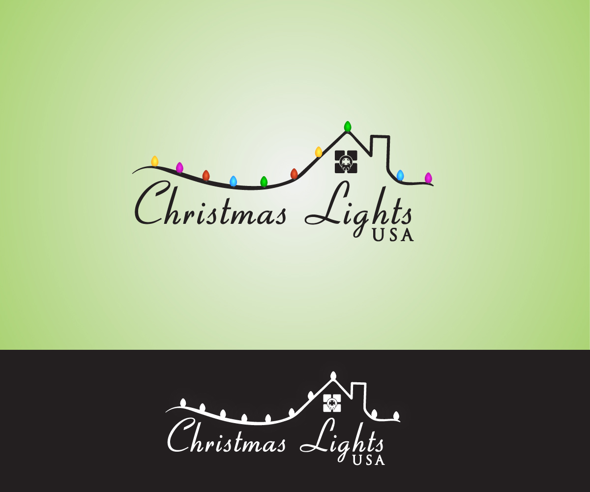 Logo Design by arsiB for Christmas Lights USA | Design #6644615