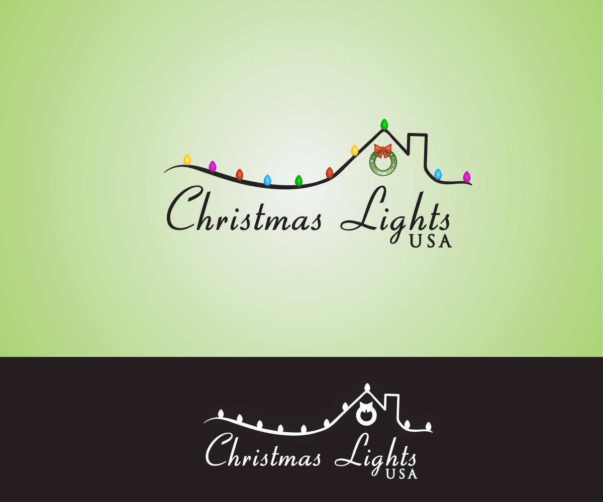 Logo-Design von arsiB für Christmas Lights USA | Design #6645126