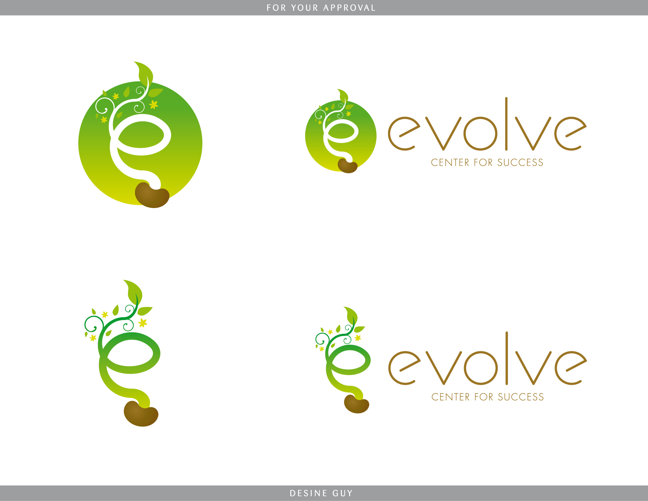 Logo Design by S.R.Graphic Design for Evolve-Center for Success | Design #9909