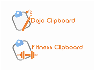 dojo clipboard OR fitness clipboard | Design de Logo par MemoCo