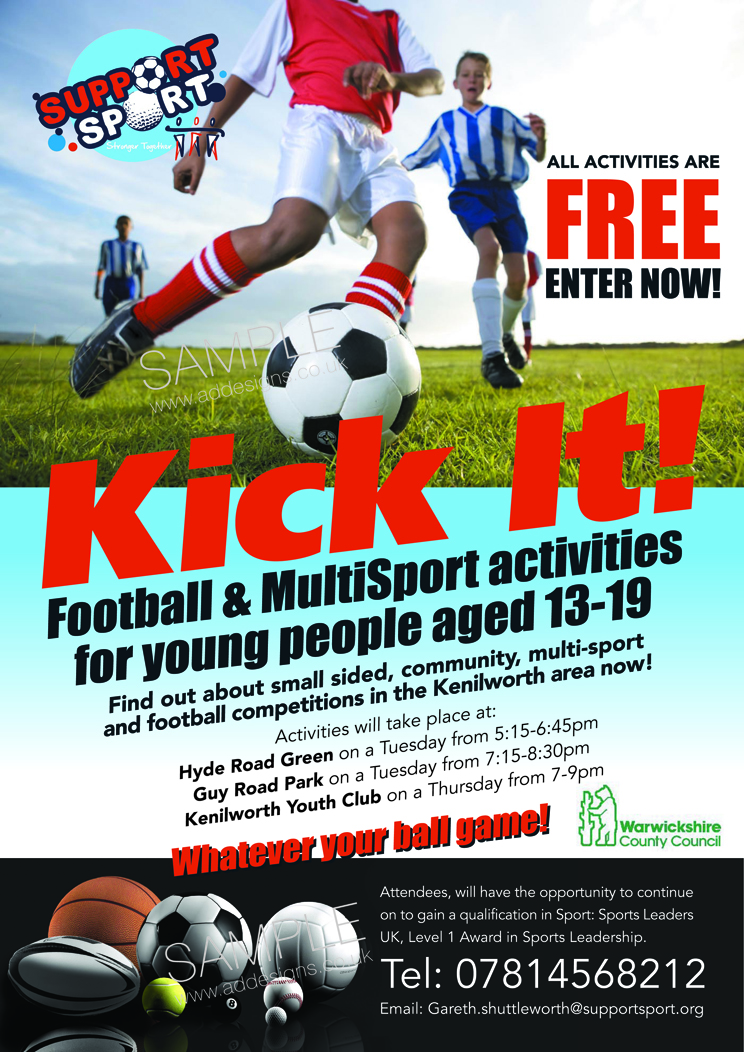 Diseño de Flyer por the artworks para Support Sport Ltd | Diseño #6605246