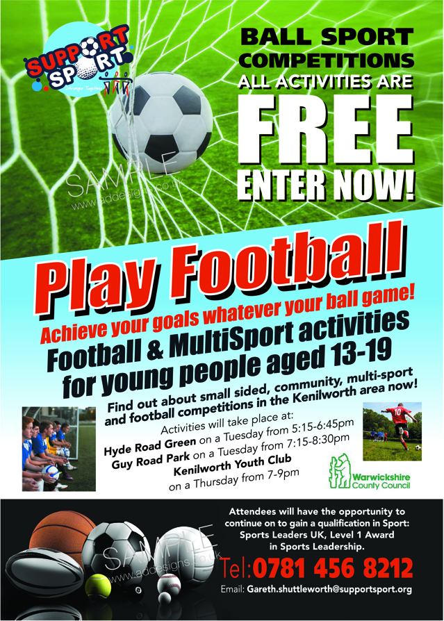 Flyer Design by the artworks for Support Sport Ltd | Design #6644011