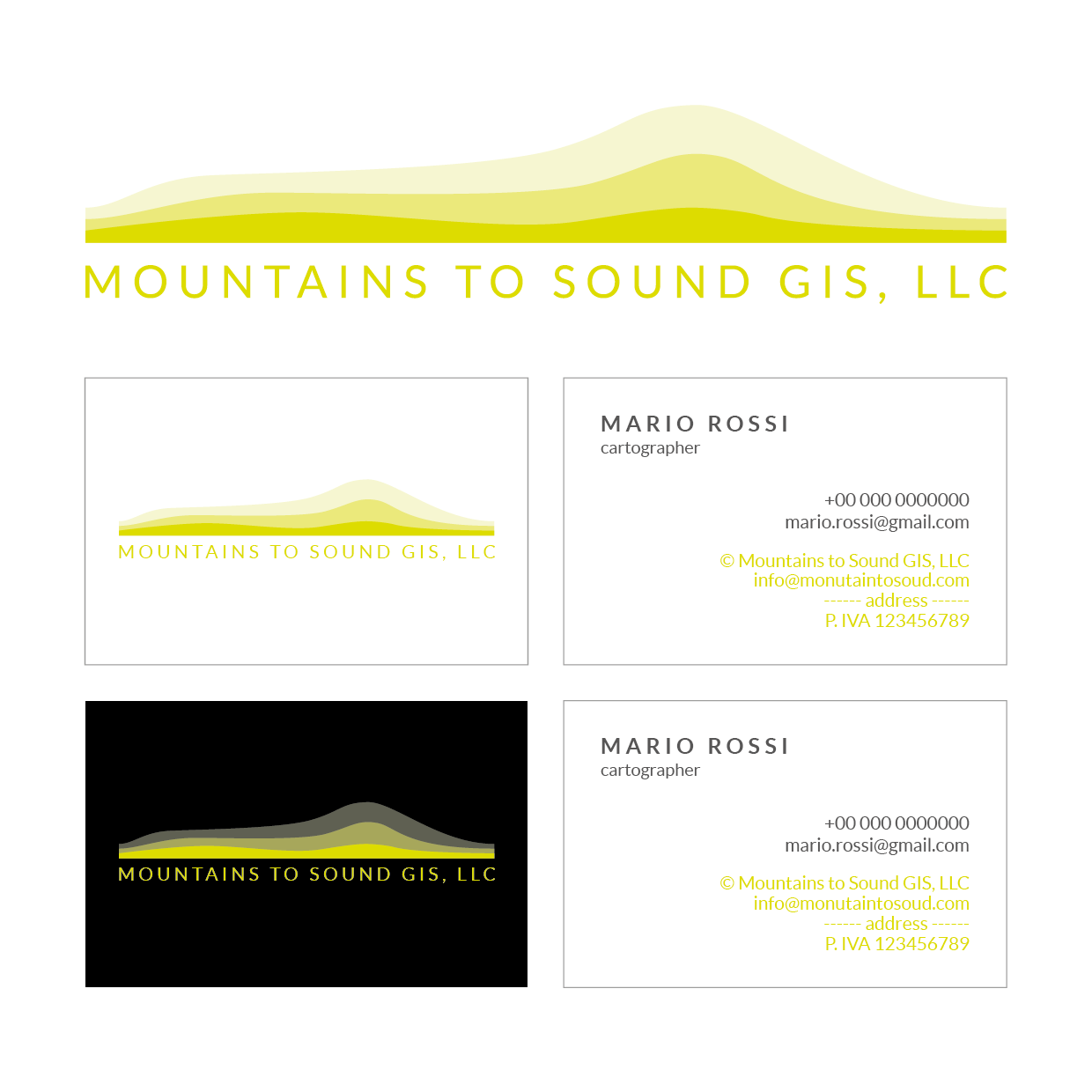 Logo Design by Valeria Rugi for Mountains to Sound GIS, LLC | Design #6632471
