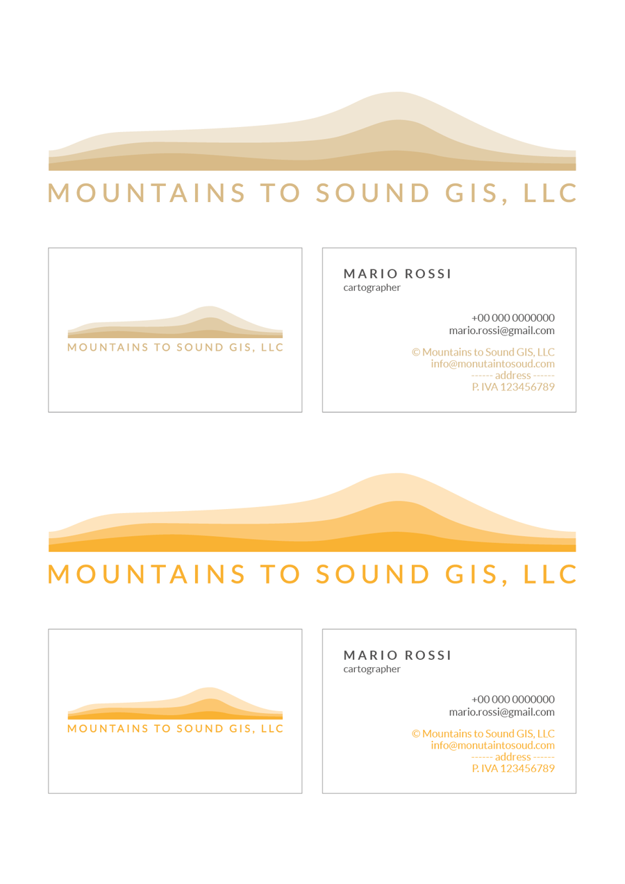 Logo Design by Valeria Rugi for Mountains to Sound GIS, LLC | Design #6644690