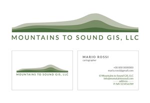 Logo Design by Valeria Rugi for Mountains to Sound GIS, LLC | Design: #6659950