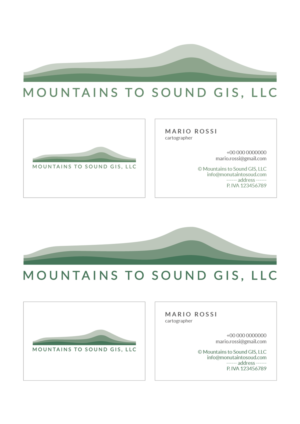 Logo Design by Valeria Rugi for Mountains to Sound GIS, LLC | Design: #6674041