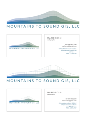 Logo Design by Valeria Rugi for Mountains to Sound GIS, LLC | Design: #6720797
