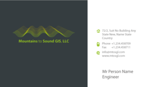 Logo Design by ryan stones for Mountains to Sound GIS, LLC | Design: #6710114