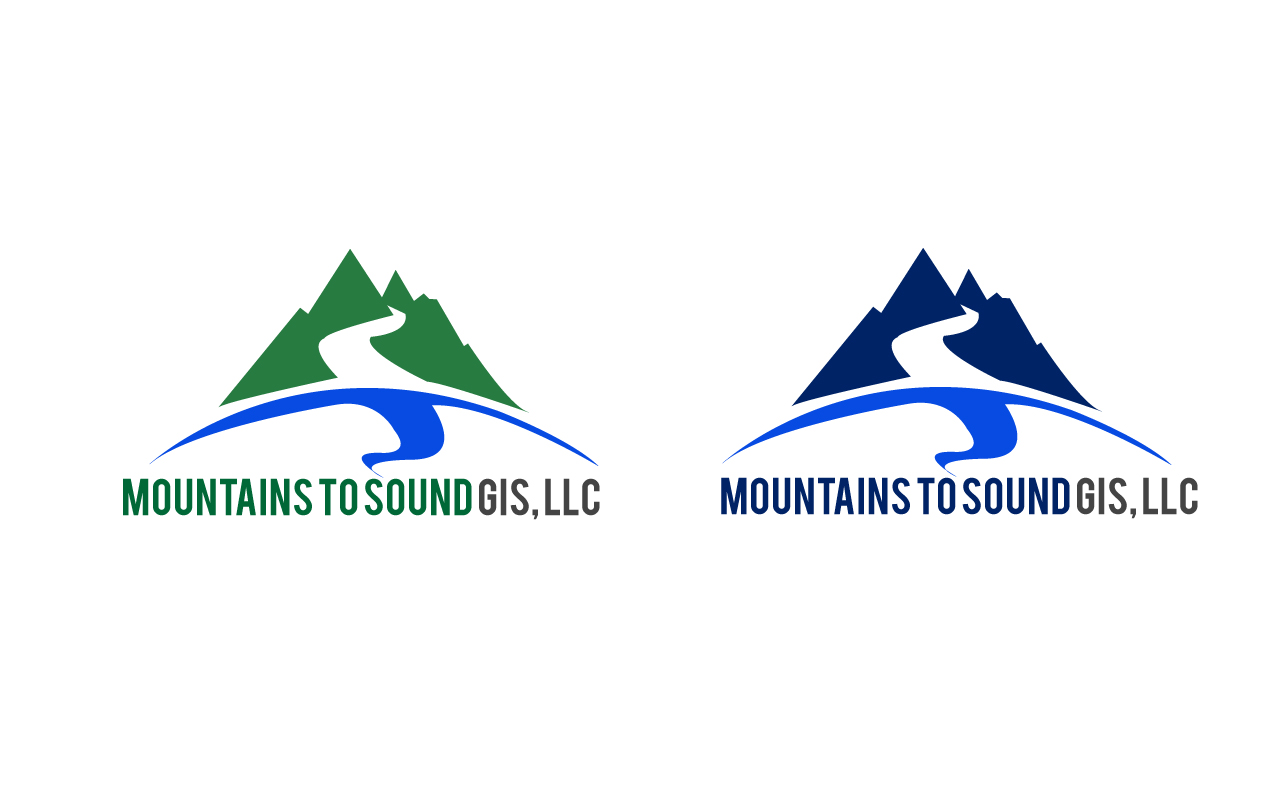 Logo Design by ahmed555 for Mountains to Sound GIS, LLC | Design #6633923