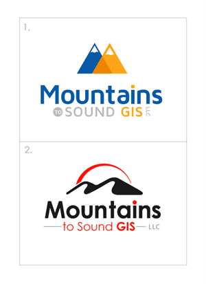 Logo-Design von Logicspider für Mountains to Sound GIS, LLC | Design #6630385