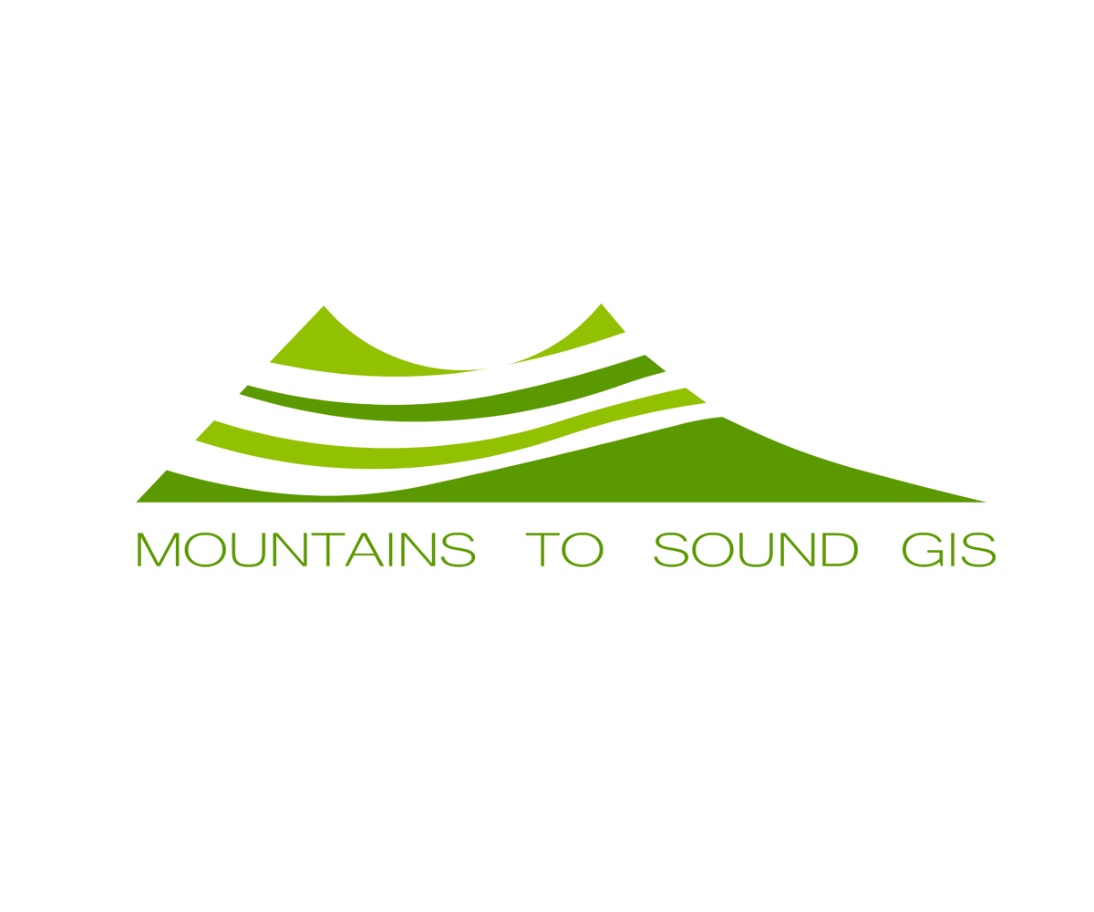 Diseño de Logo por nandotelles para Mountains to Sound GIS, LLC | Diseño #6629440