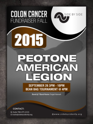personable bold event flyer design for side by side nfp ii by