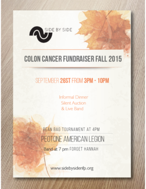 Colon Cancer Fundraiser Fall 2015 | Flyer-Design von alex989