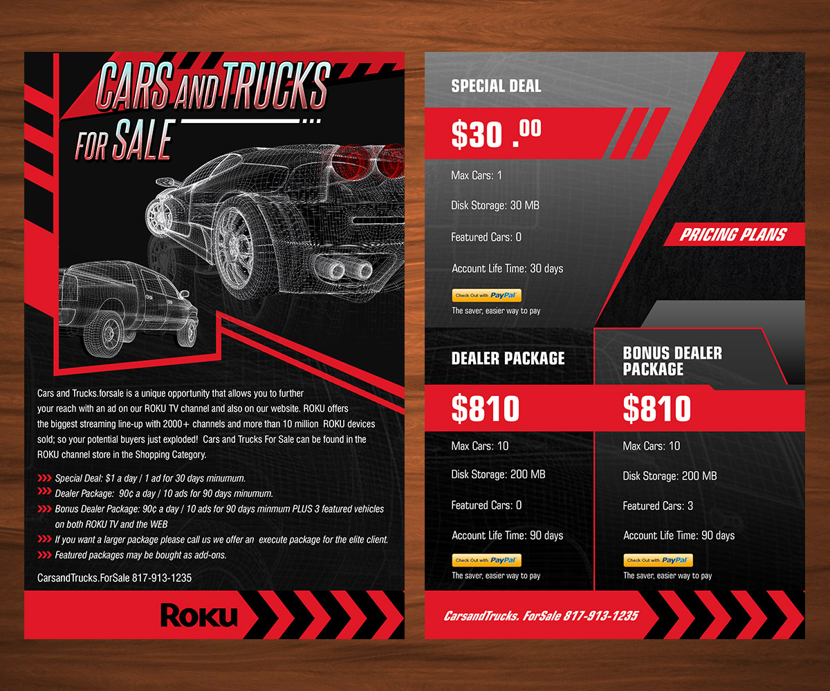 masculine bold marketing brochure design for a company automobile brochure design