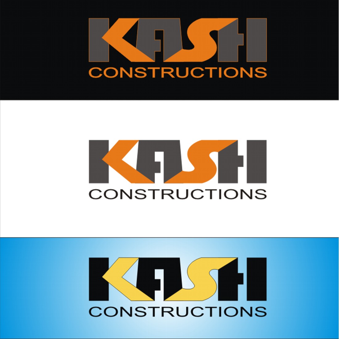 Logo Design by jos-organic for KASH CONSTRUCTIONS | Design #6595419