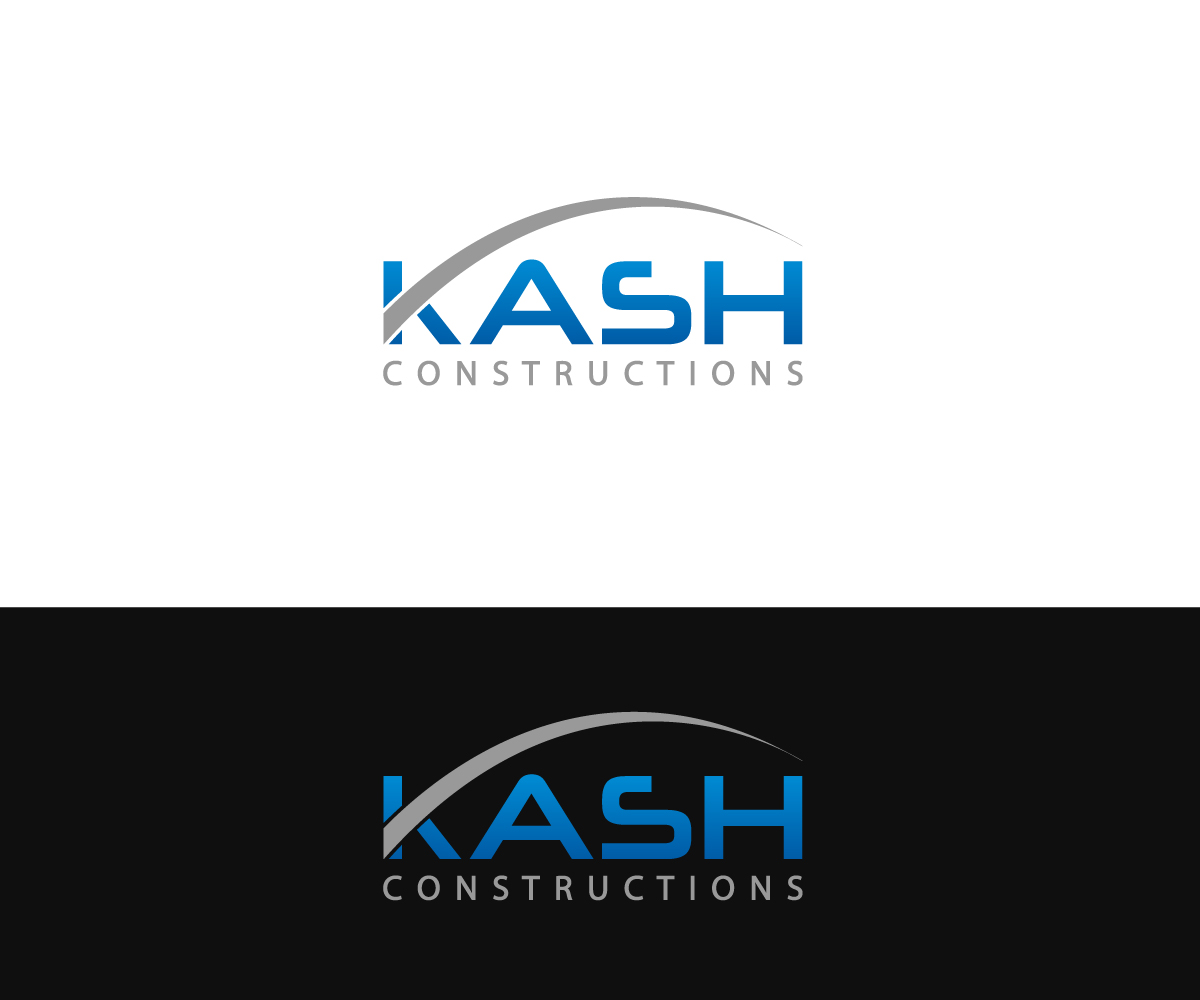 Logo Design by ergo™ for KASH CONSTRUCTIONS | Design #6597483
