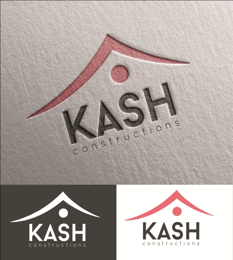 Logo Design by jasondzn for KASH CONSTRUCTIONS | Design #6588637